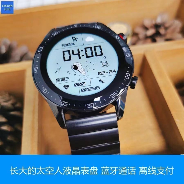 全新华强北华为GT2/L13同款太空人表盘...