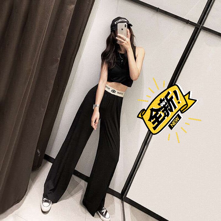 女冰丝夏季宽松休闲长裤，因店铺到期想便宜清...