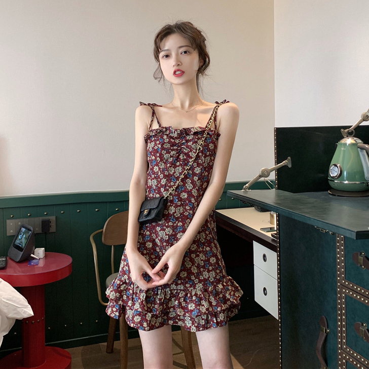 小个子穿搭甜美温柔风chic超仙女森系鱼尾...