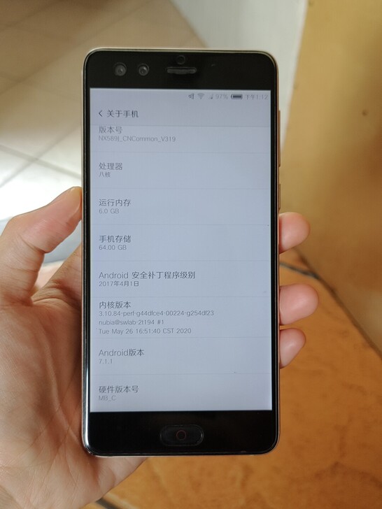 努比亚z17minis   6+64