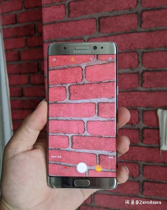 韩版三星note7fe银色