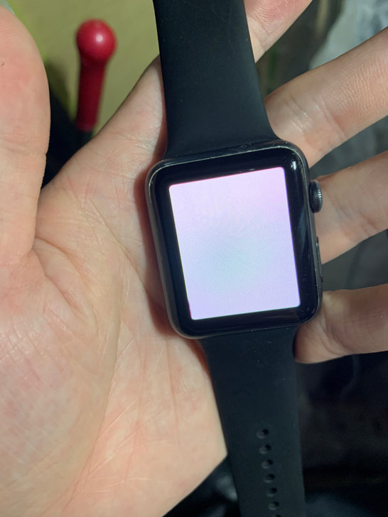 苹果手表1代,42mm,屏幕小瑕疵,几乎忽...