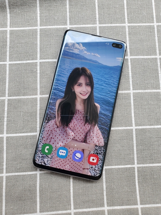 自用几乎全新正品三星s10+国行系统全网通...