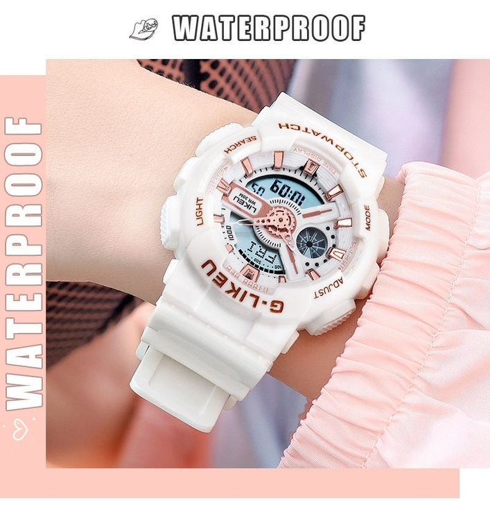 卡西欧黑金黑武士手表男 女同款