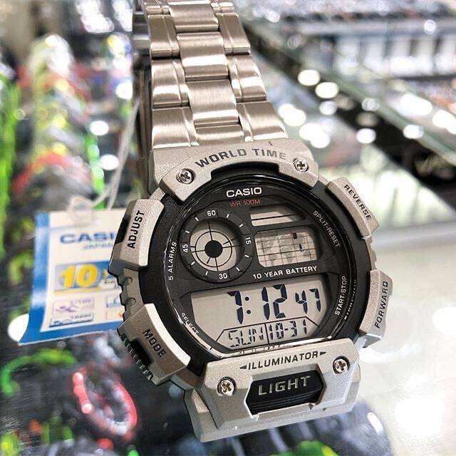 【电池用十年】卡西欧ins复古多功能运动防...