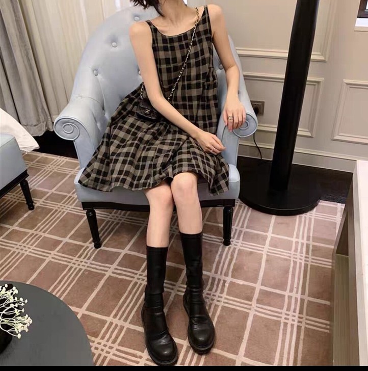 【新风尚】法式桔梗复古山本裙子超仙女森系甜...