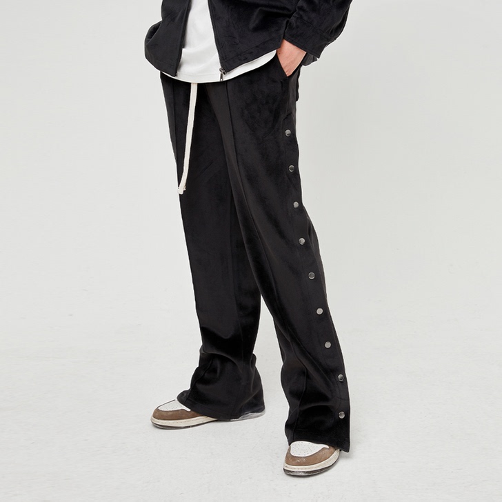 KREATE  20AW 高街复合丝绒侧边...