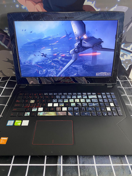 华硕飞行堡垒FX60V 笔记本游戏本非黑幽...