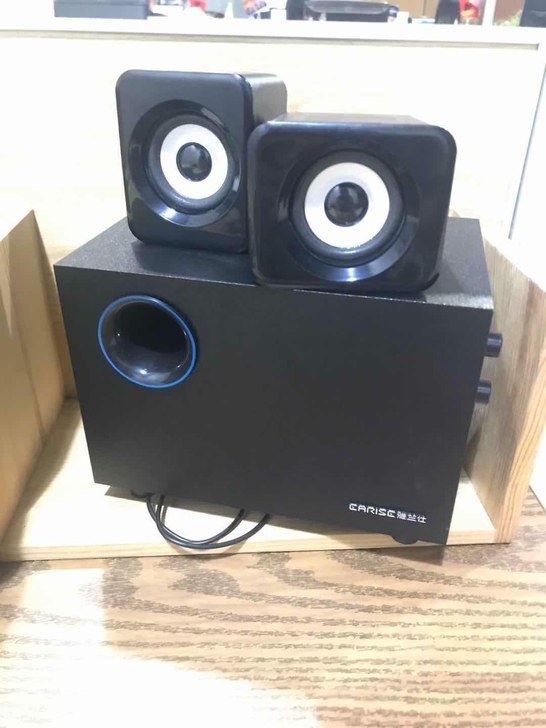 音箱家用雅兰仕木质音箱电脑音响台式有线超重...