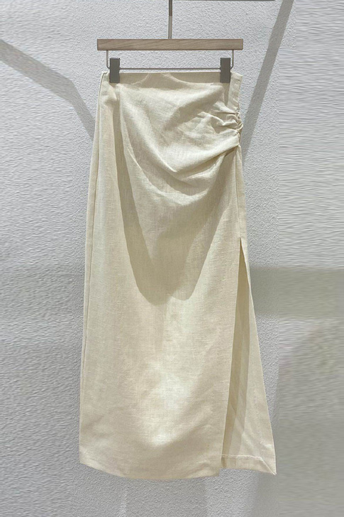 韩国东大门2021夏季新款气质褶皱时尚百搭...