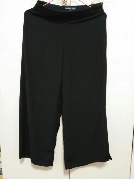 hotwind热风夏季雪纺阔腿裤直筒裤女