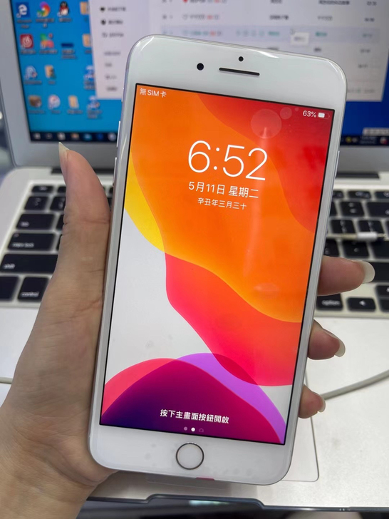 苹果8plus黑色纯原无拆无修iphone...