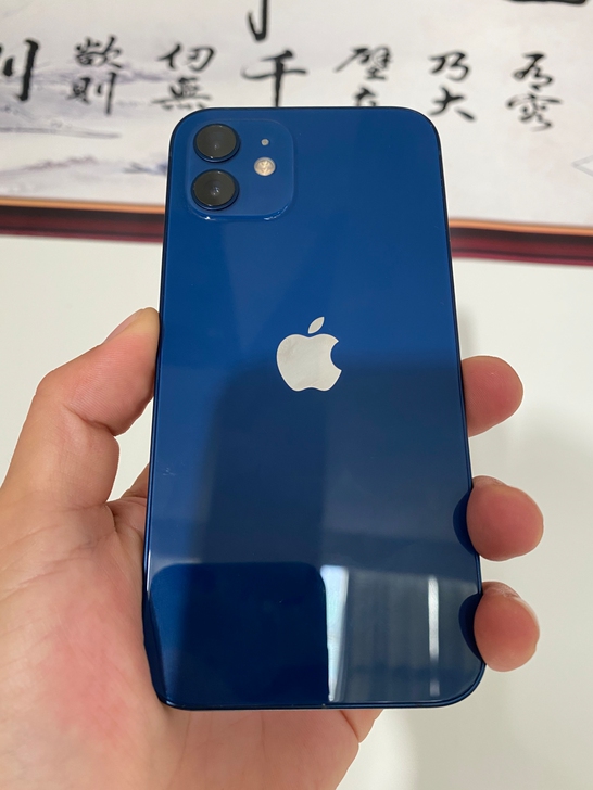 苹果iPhone12蓝色，128g国行正品...