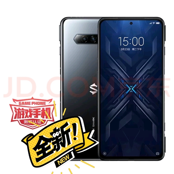 全新 黑鲨4 12+256 墨海黑 一台，...
