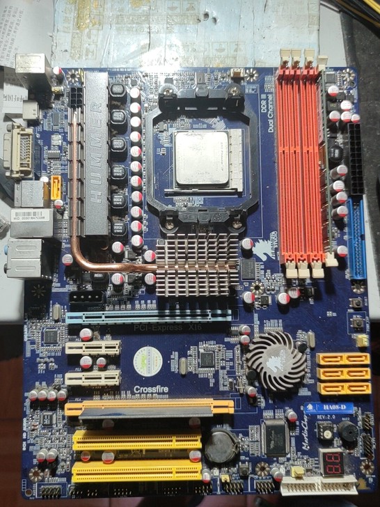 捷波悍马HA08-D主板+amd X925...
