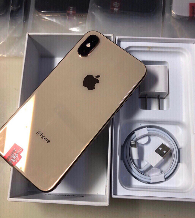 苹果XsMax全原装256G换Q买猫粮可验...