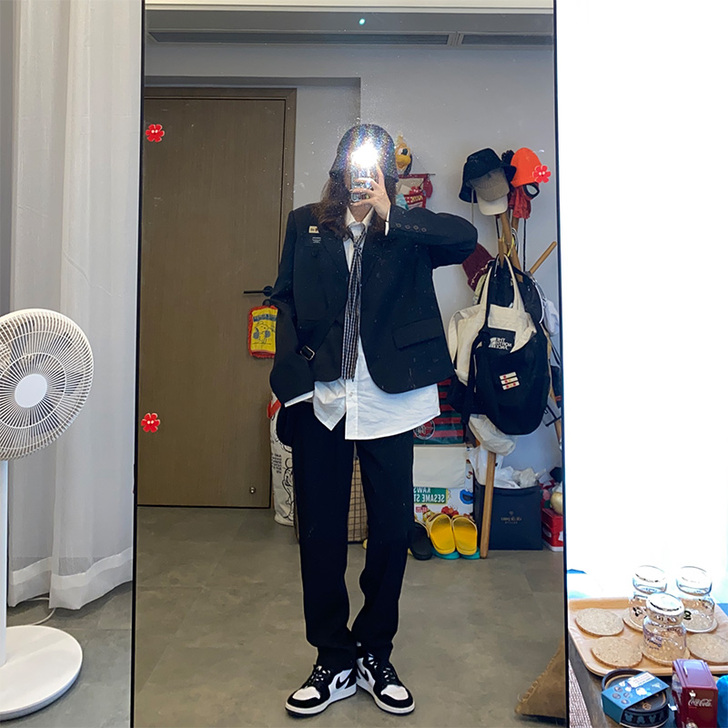 Seven4lee小粗腿的克星 垂感西装裤...