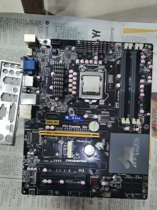 捷波悍马  主板 H55主板 加一个i3 ...
