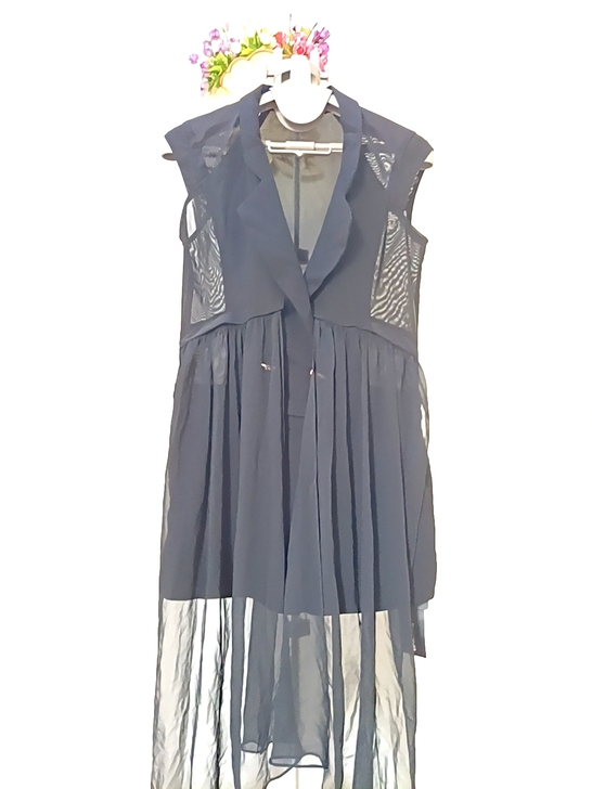 全新 芭蒂娜 连衣裤 网纱+雪纺 160m