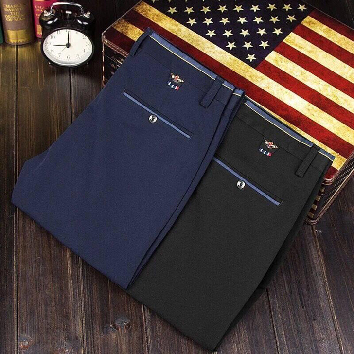 全新加绒男士裤子2019秋季新款休闲裤男韩...