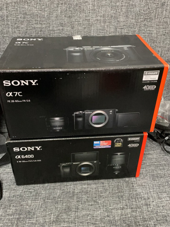 索尼A7CL，A6400M盒子，还有A7C...