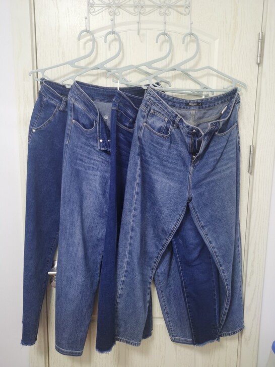 牛仔裤老爹裤紧身小脚裤直筒裤休闲阔腿裤