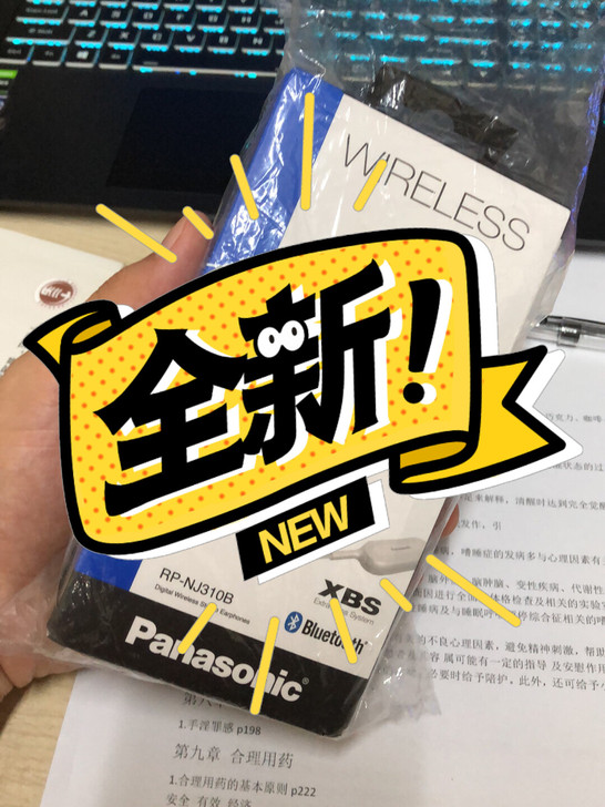 松下耳机RP-NJ310B全新仅拆封
