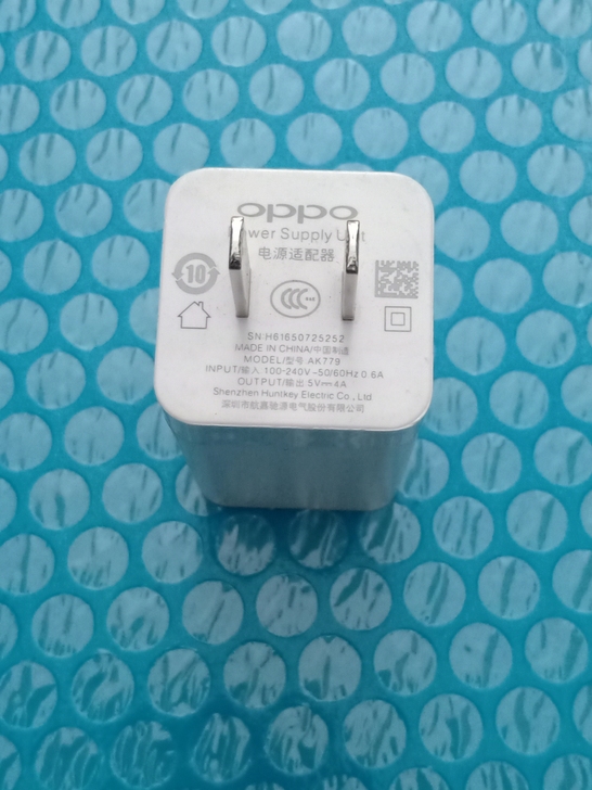 OPPO原装5v4A充电器头USB手机快速...