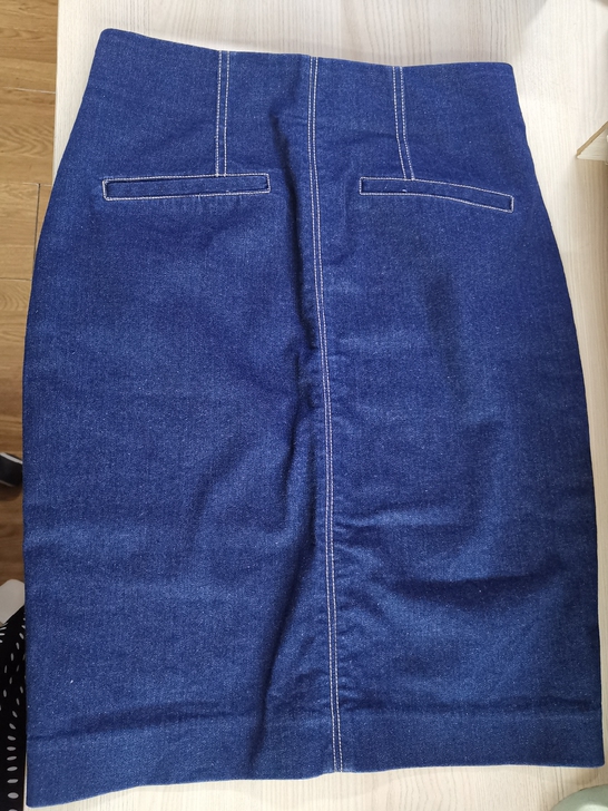 veromoda牛仔包臀短裙,165/68...