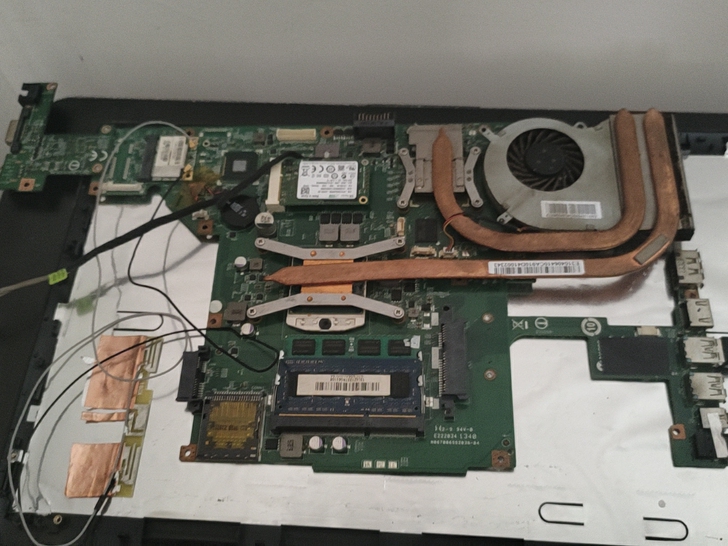微星ge60主板带i7四代cpu＋两条4G...