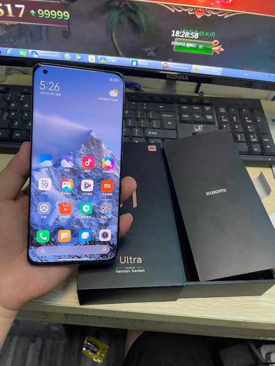 小米11ultra 12+256G黑色，用...