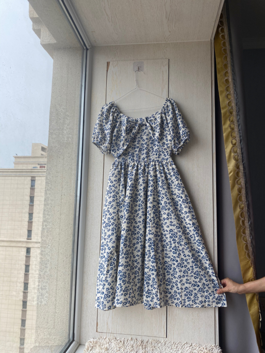 全新裙子 买回来还没下水 胸围90 雪纺质...