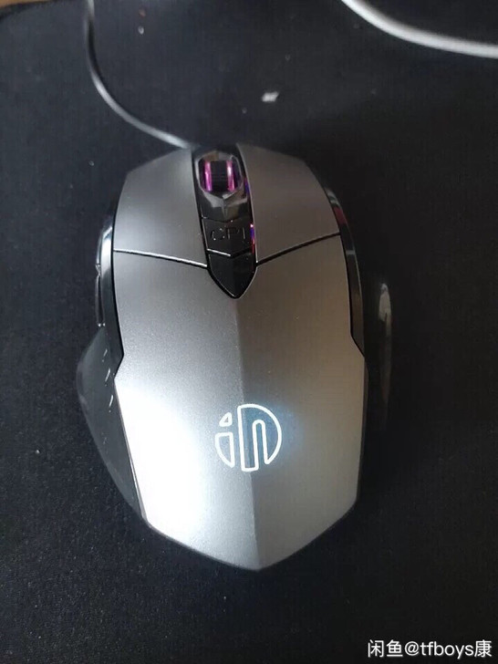 【9.9包邮】英菲克鼠标有线usb游戏静音...