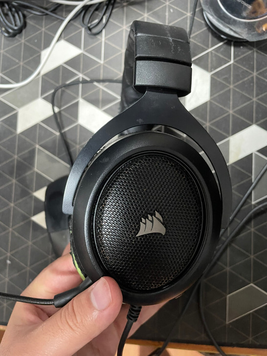 自用海盗船 hs50 游戏耳机 5.1声道...