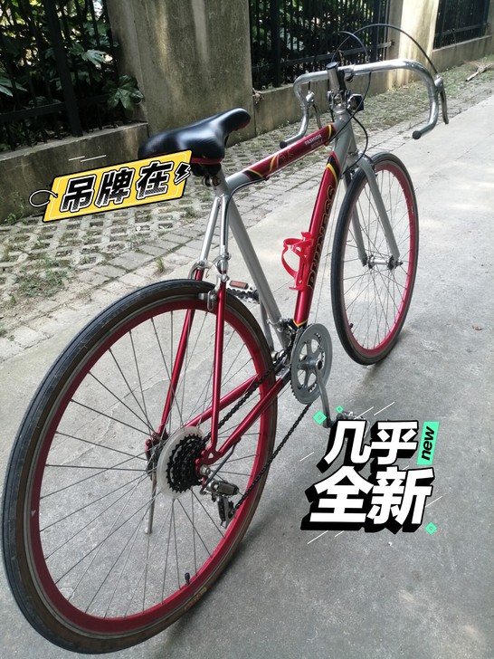 自行车：闲置上海凤凰公路车一辆，九成新，2...