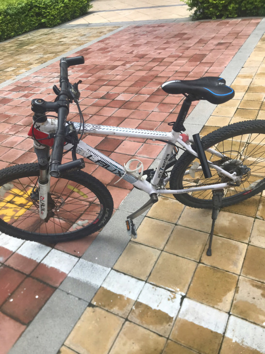 自行车山地自行车老公喜欢骑行先后买了四五辆...