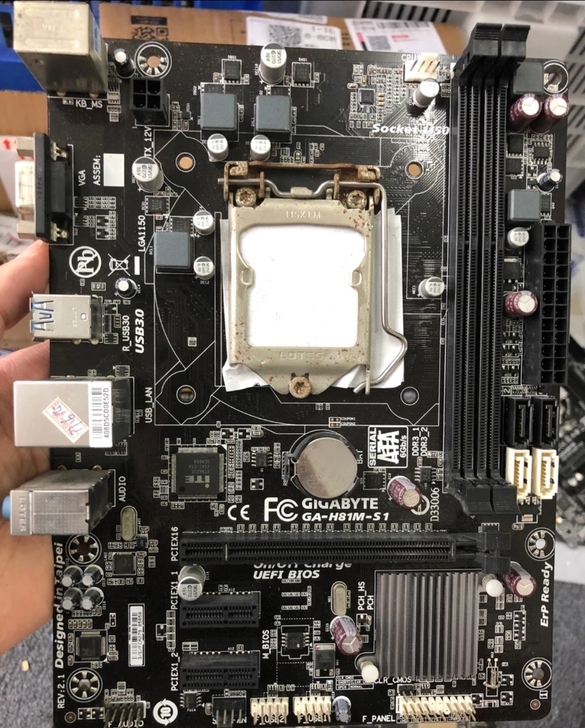 技嘉h81m-s1主板无任何问题 另有i5...