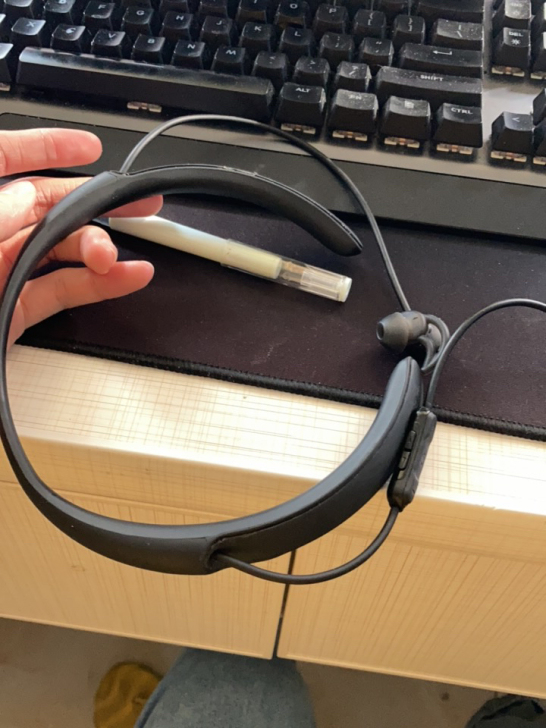 bose qc30助听版耳机尸体 左耳机脱...