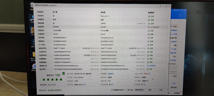 iPad 迷你5 256g 国行 4g版插...