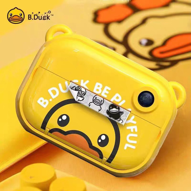 【原封】B.Duck小黄鸭儿童拍立得数码相...