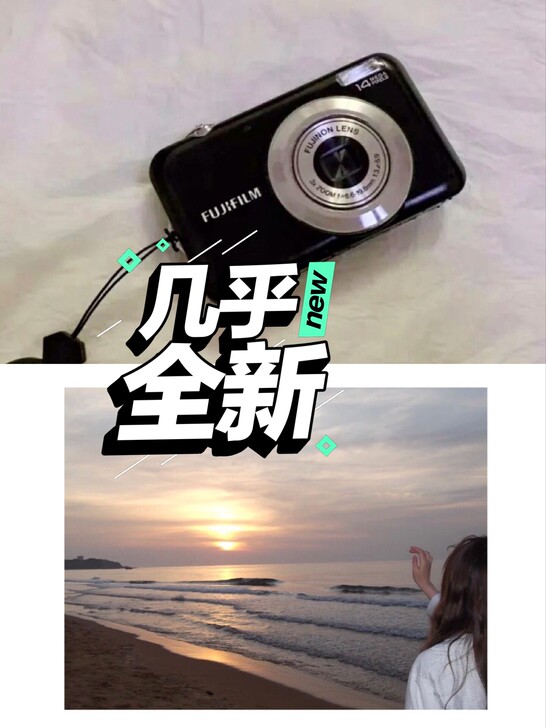 富士卡片相机复古胶片ccd闲置相机1400...