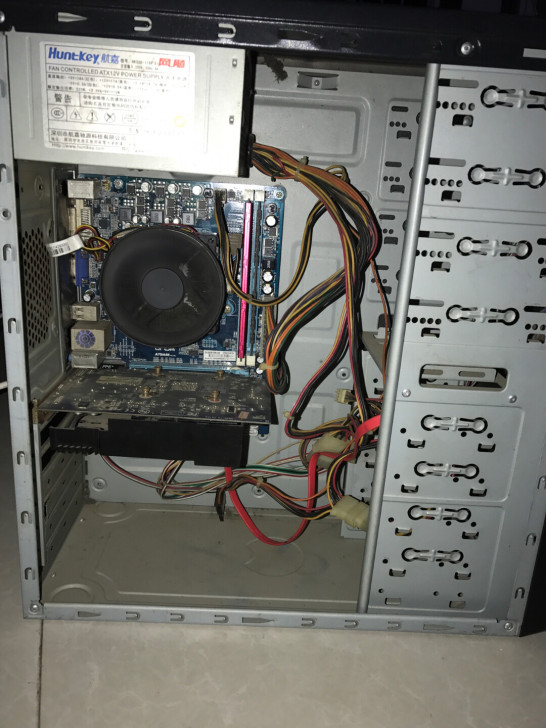 电脑主机主板昂达a55＋amd4核处理器＋...