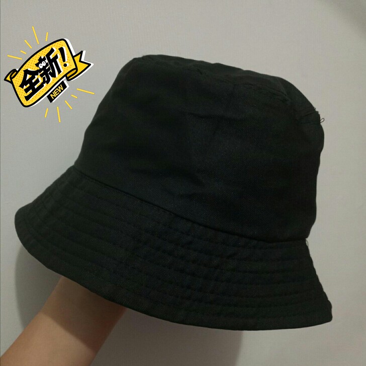 处理价 渔夫帽双面戴遮阳帽纯色男女夏季防紫...
