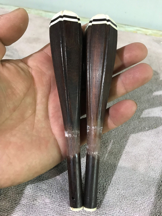闲置老红木二胡琴轴一副,品相请看图,苏州乐...