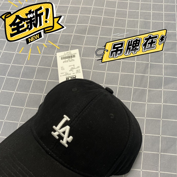 韩国MLB洋基队LA棒球帽韩版潮男女调节款...