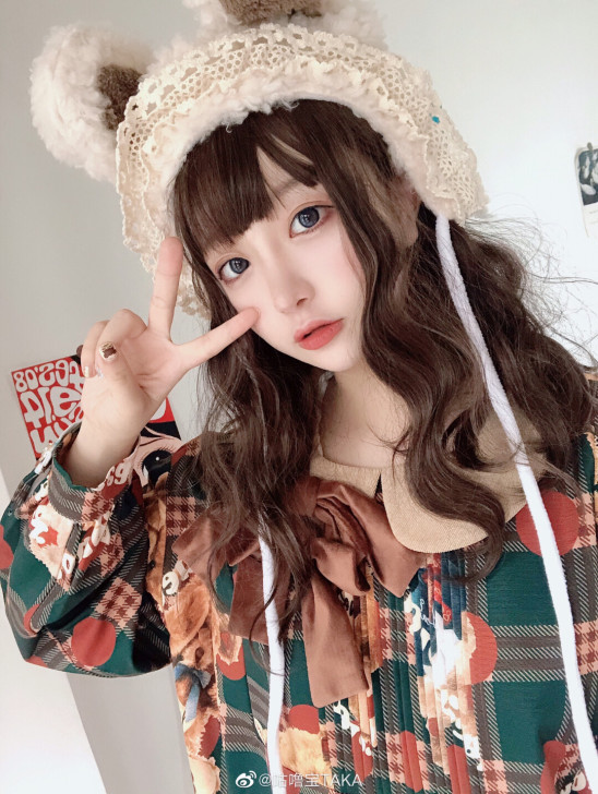 出玉子屋家的小兔乖乖羊羔毛绒兔子头套秋冬保...