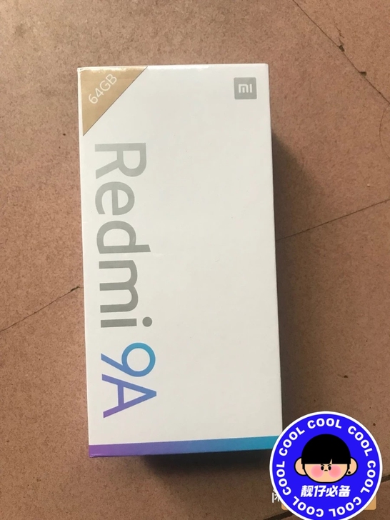 红米9A，蓝色，4+64全新未开封