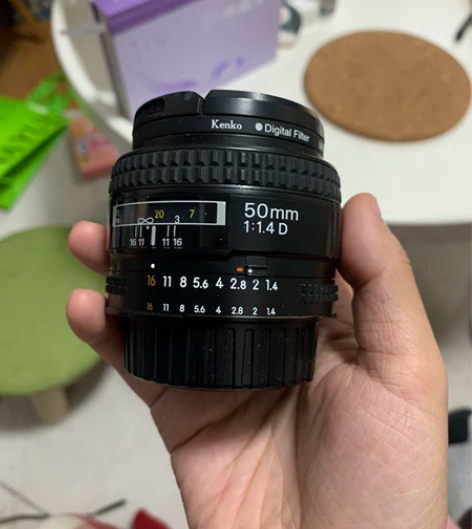 尼康50mm f1.4d定焦镜头，带ken...