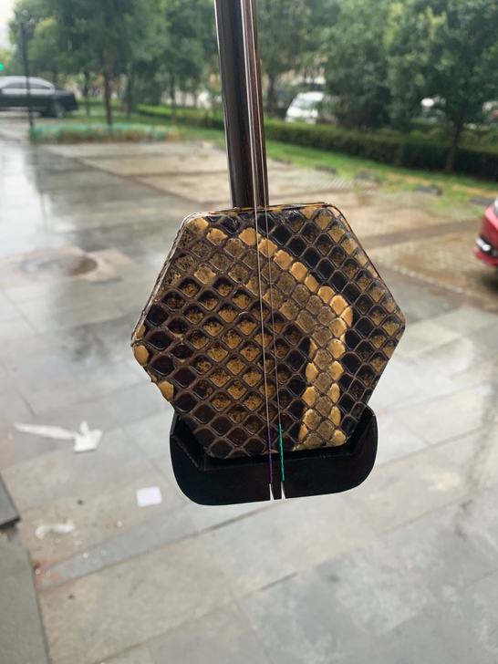 闲置苏州手工高端黑檀二胡一把，一级老料黑檀...