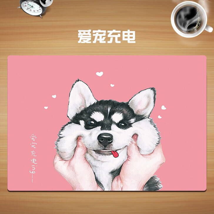 小号鼠标垫可爱女生ins风简约创意电脑鼠标...